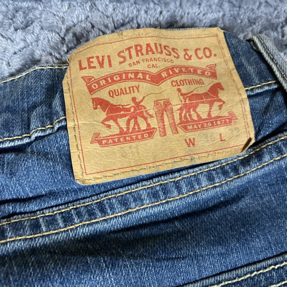 Levis 511 Slim Straight Jeans Mens‎ Size W36 L32 Dark Blue